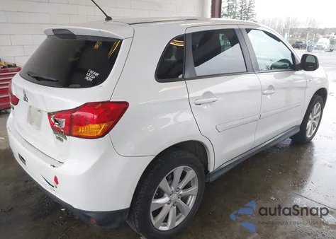 2014 Mitsubishi Outlander Sport Es from USA, damaged, VIN 4A4AR3AU8EE024773